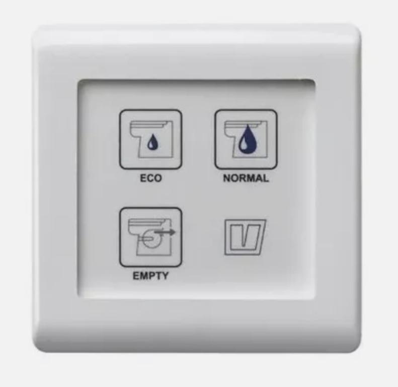 new Vetus control panel for TMW toilets 12/24 Volt TMWBP