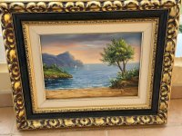 Oil painting, picture approx. 45 x 53 cm