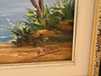 Oil painting, picture approx. 45 x 53 cm