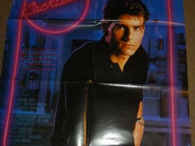 póster original de la película de 1988 de "Cocktail" (con Tom Cruise)
