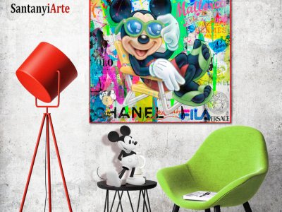 Arte Pop Art sobre lienzo