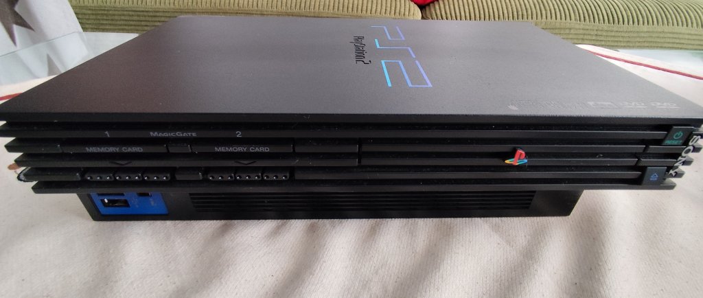 PS2 with various games