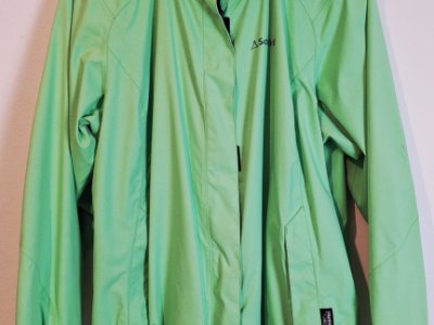 Schöffel women's rain jacket green size 46