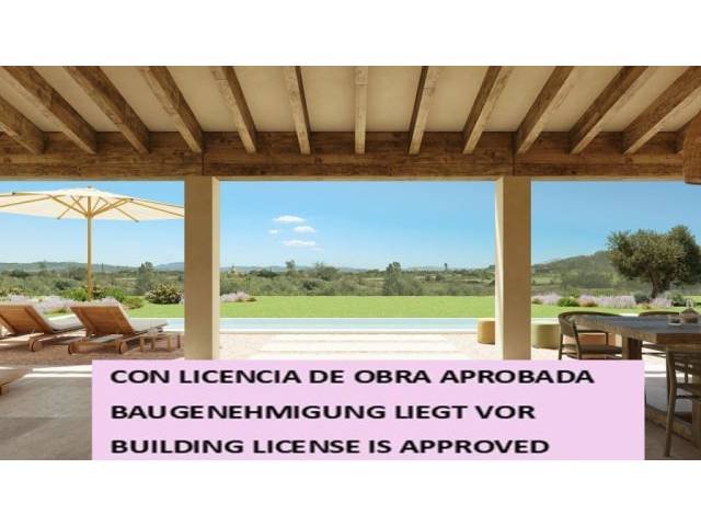 SANT JOAN / PETRA: Rural plot WITH BUILDING PERMIT for a finca for sale
