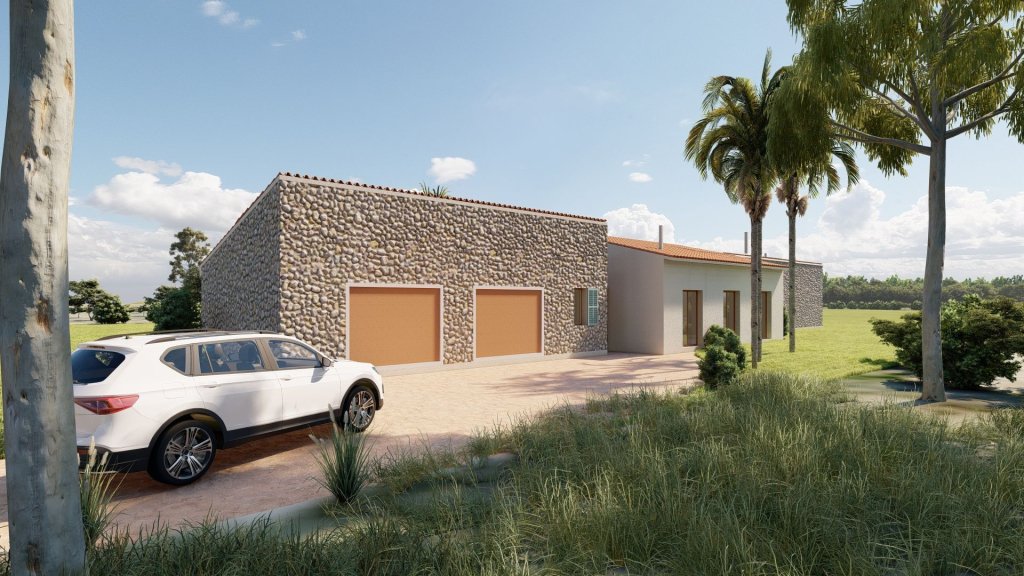 SANT JOAN / PETRA: Rural plot WITH BUILDING PERMIT for a finca for sale