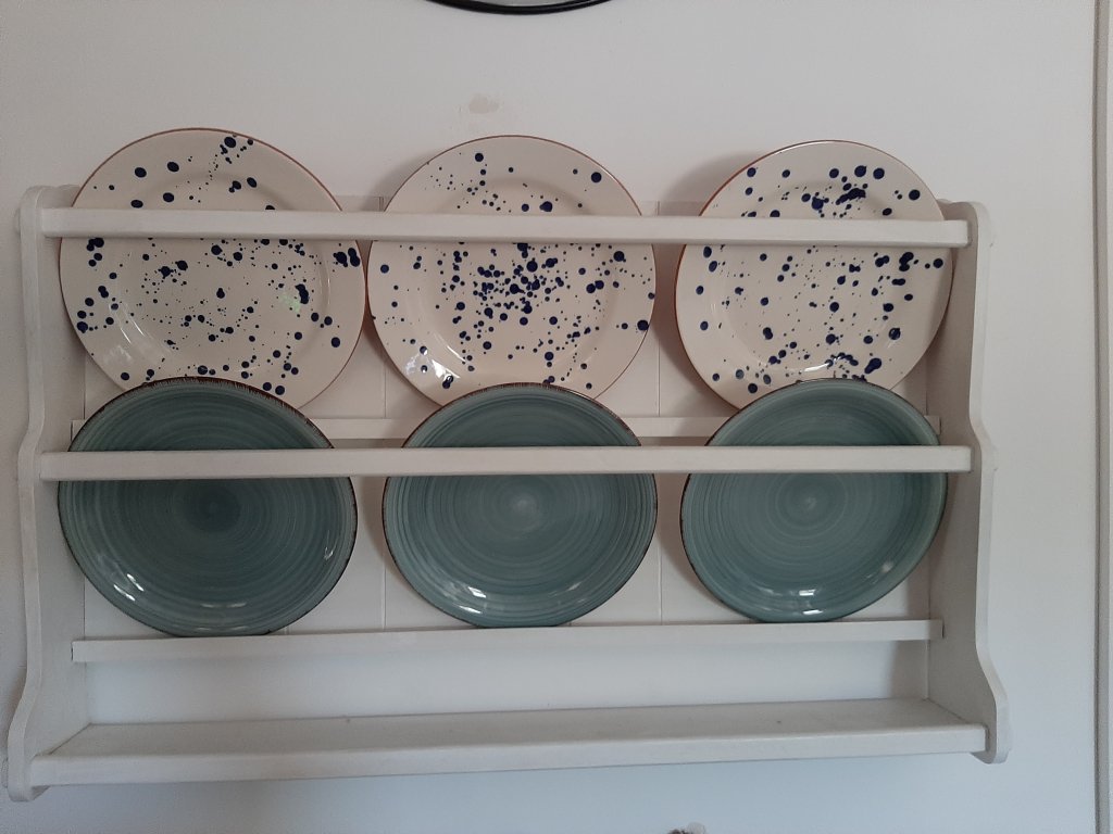 Schönes Shabby   Wand Teller Regal  von Impressionen