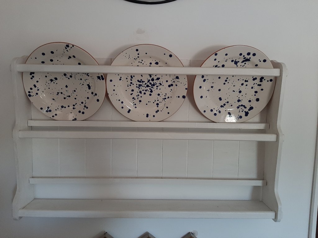 Schönes Shabby   Wand Teller Regal  von Impressionen