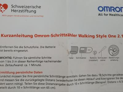 Podómetro Omron One2 NUEVO y en embalaje original