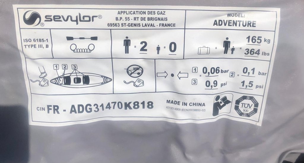 Sevylor Adventure Kayak