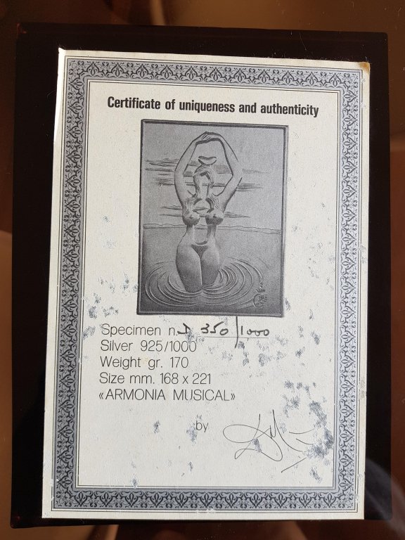 Grabados en plata de Dalí