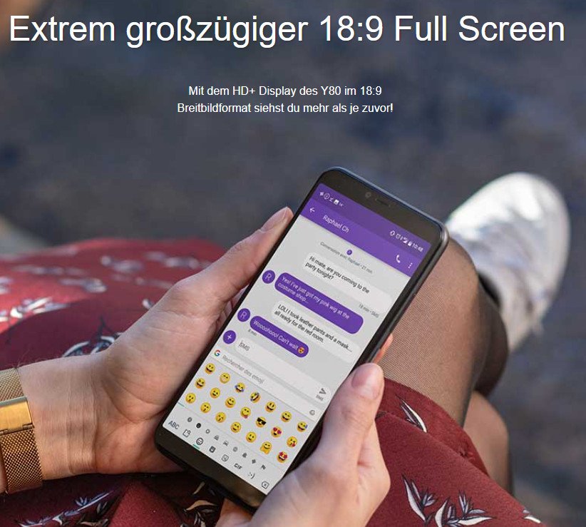 Teléfono móvil WIKO Y80 con 4G Dualsim