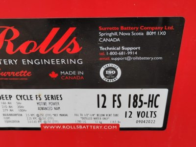 Baterías solares12V