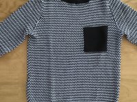 STEFANEL Suéter elegante, Talla S, Negro Blanco ¡NUEVO!