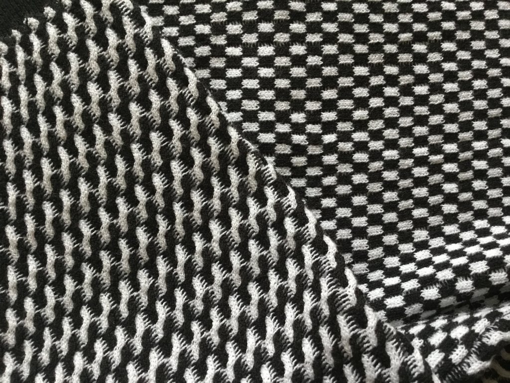 STEFANEL Suéter elegante, Talla S, Negro Blanco ¡NUEVO!