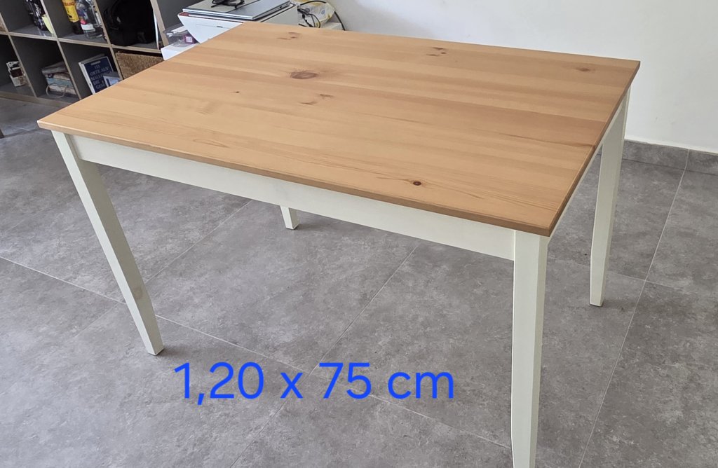 Mesa de madera para comedor / cocina