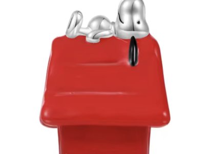 Bonitos Peanuts Charms / Beads de plata 925 para un collar o pulsera Pandora / Snoopy / Woodstock