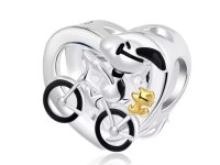 Bonitos Peanuts Charms / Beads de plata 925 para un collar o pulsera Pandora / Snoopy / Woodstock