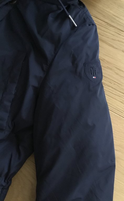 TOMMY HILFIGER chaqueta/parka de invierno, Talla S/M, Azul oscuro ¡NUEVO!