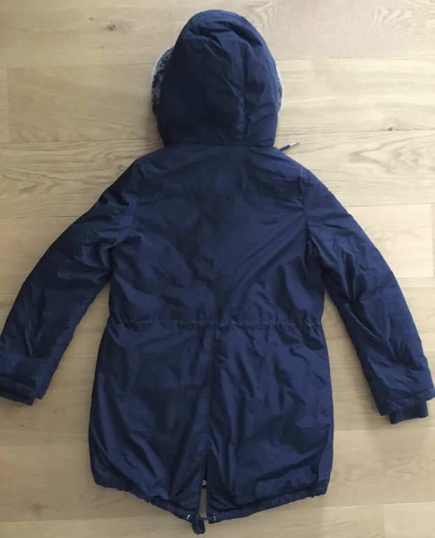 TOMMY HILFIGER chaqueta/parka de invierno, Talla S/M, Azul oscuro ¡NUEVO!