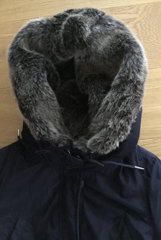 TOMMY HILFIGER chaqueta/parka de invierno, Talla S/M, Azul oscuro ¡NUEVO!