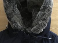 TOMMY HILFIGER chaqueta/parka de invierno, Talla S/M, Azul oscuro ¡NUEVO!