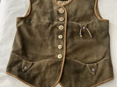Traditional leather vest