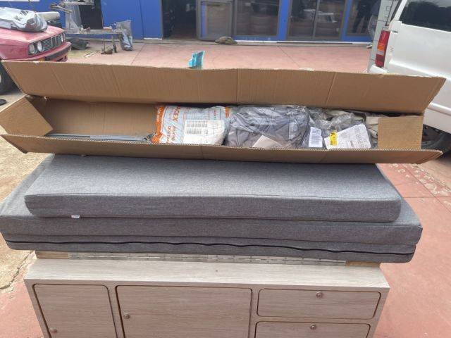 Selling camper furniture made of good wood. Brand new.