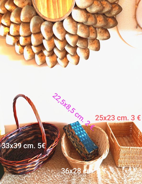 Various baskets