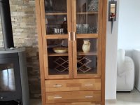 Glass display cabinet