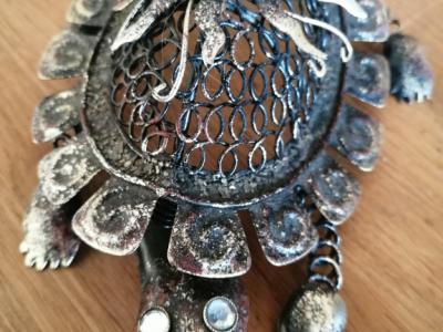 Beautiful figure in metal