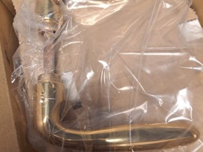 Juegos de manillas para puertas interiores de latón pulido